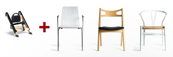 Minui transforms every chair to high chair